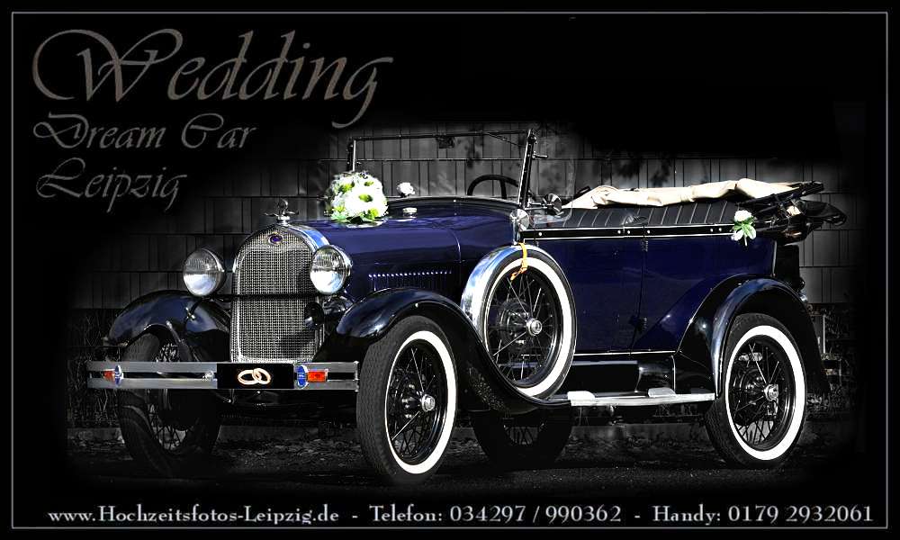 Hochzeitsauto Ford Model-A Phaeton Cabrio